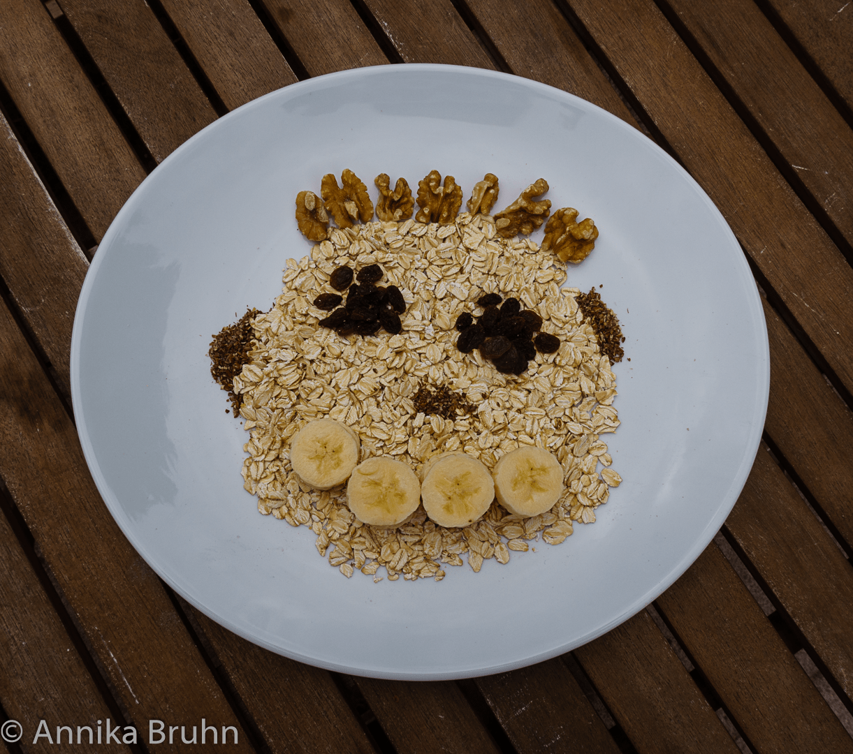 Müsli Gesicht